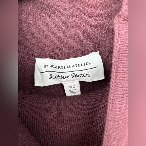 & Other Stories Turtleneck Jumper Sweater Medium - Picture 4 of 7